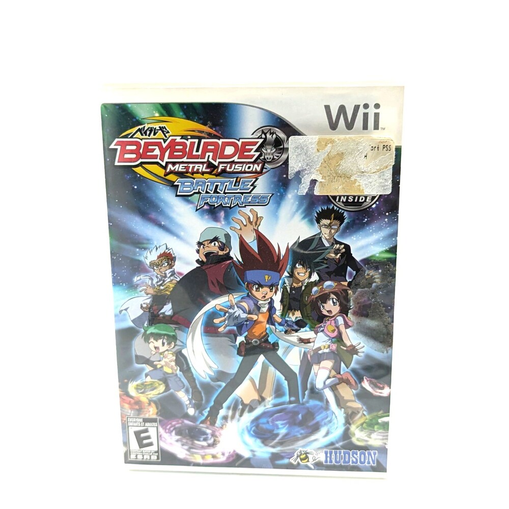 Beyblade Metal Fusion Battle Fortress (Nintendo Wii, 2010) CIB Complete - Tested